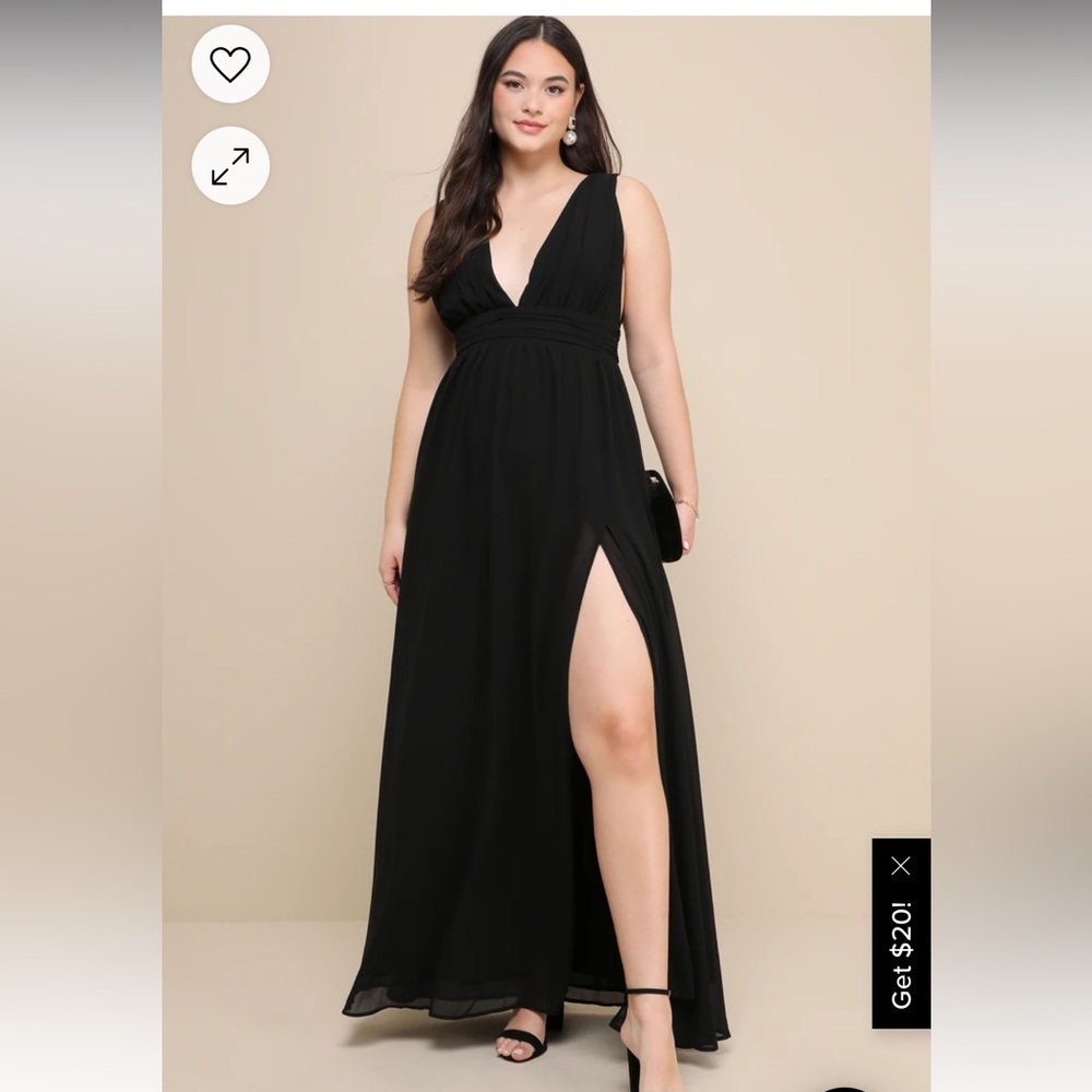 Lulu’s Black Formal Maxi Dress